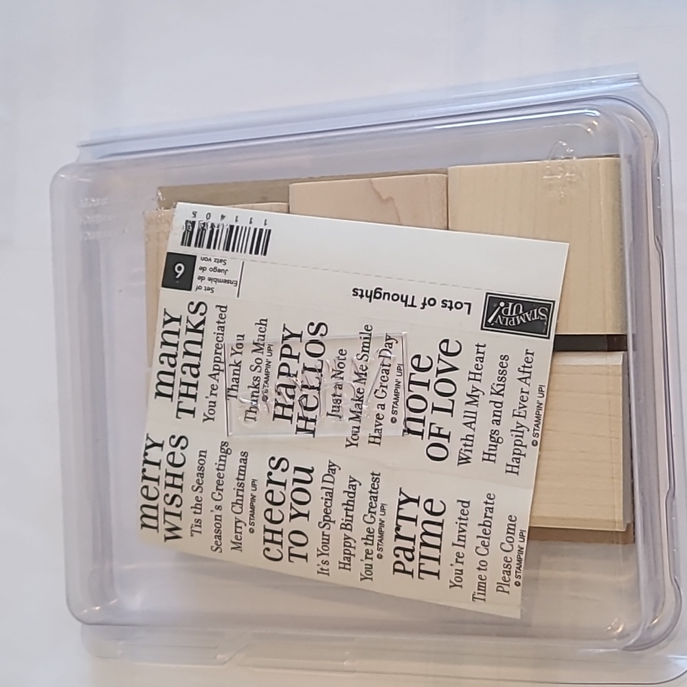 Stampin up - Lots of Thoughts